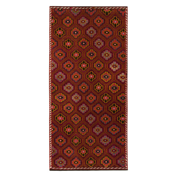 Rug & Kilim Chaput OneofaKind 5'9" X 12'2" 1950s Area Rug in Red